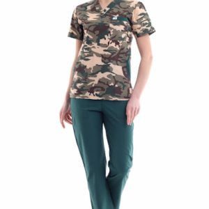 Kanguru Cepli Kamuflaj Desenli Forma