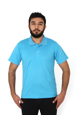 Turkuaz Polo Yaka Tişört
